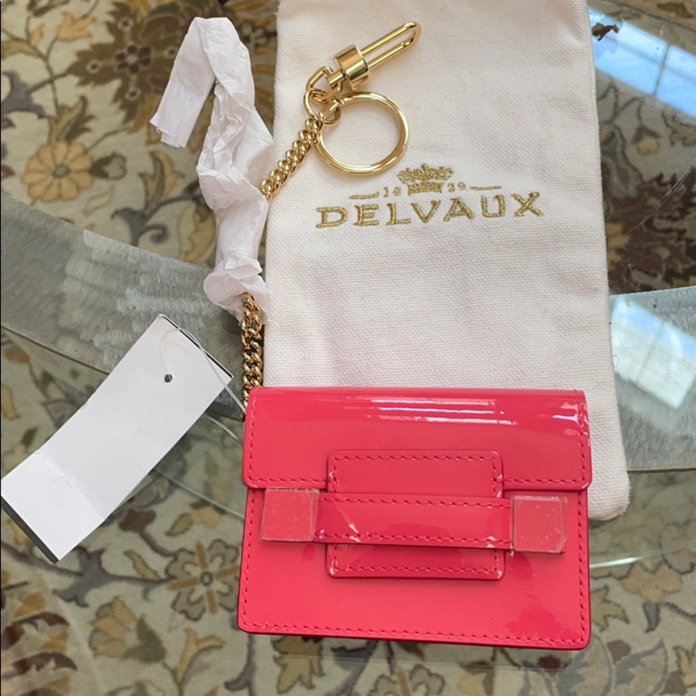 Brand new Delvaux key chain, bag decorations